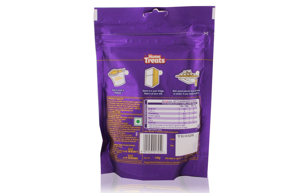 Cadbury Dairy Milk Home Treats   Pack  140 grams